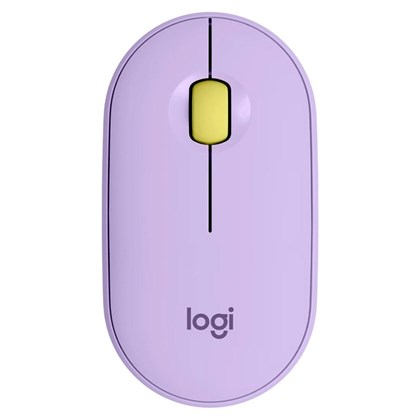 Mouse Logitech Sem Fio Pebble Lilas M350