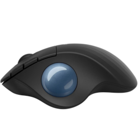 Mouse Logitech Trackball Ergo M575 Design Ergonômico Bluetooth Usb Preto 910-005869