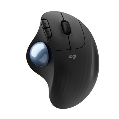 Mouse Logitech Trackball Ergo M575 Design Ergonômico Bluetooth Usb Preto 910-005869