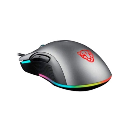 MOUSE MOTOSPEED V70 ESSENTIAL RGB 12000DPI CINZA FMSMS00071CIZ