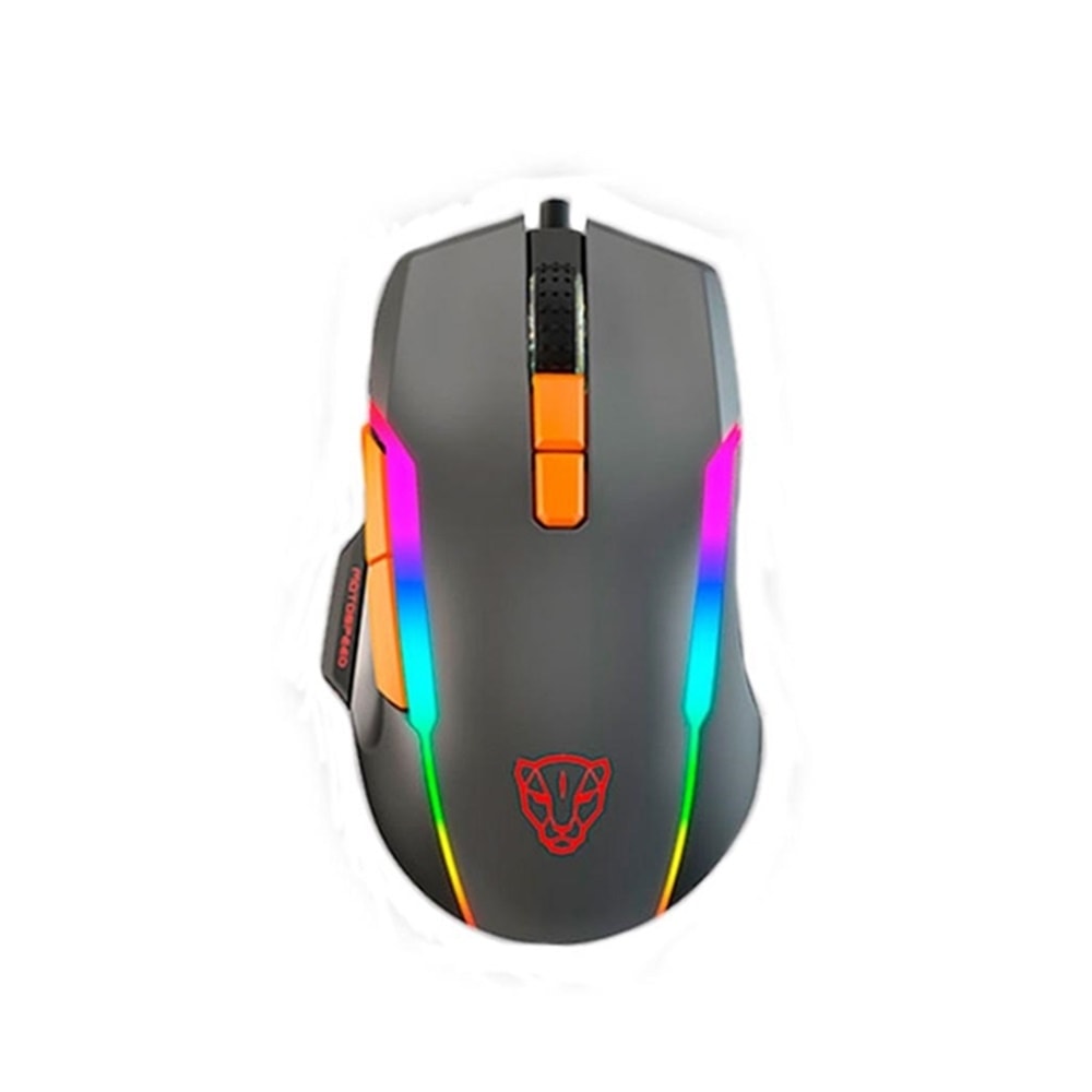 MOUSE MOTOSPEED V90 RGB 12000DPI CINZA FMSMS0081CIZ - Microgem a