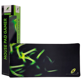 Mouse Pad X-cell Verde Neon 70 X 35cm Preto E Verde Xc-mpd-04-b