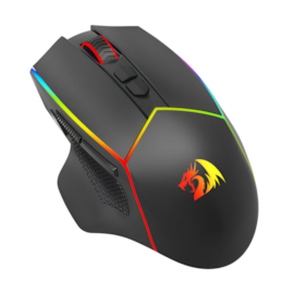 Mouse Redragon Axe Pro Rgb Wireless Bluetooth 8000 Dpi Preto M814rgb-pro