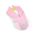 Mouse Redragon Centrophorus Bubblegum Rgb 7200 Dpi Rosa Com Branco M601pw-rgb