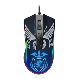Mouse Redragon Cobra Harry Potter Corvinal Rgb Usb 12400 Dpi Azul E Preto Hp-711R