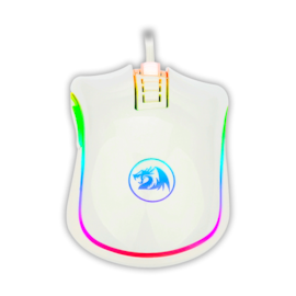 Mouse Redragon Cobra Lunar Rgb 10000 Dpi Branco M711-w