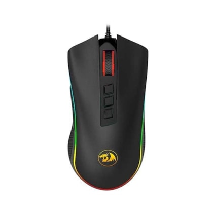 Mouse Redragon Cobra Rgb Usb 10000 Dpi Preto M711