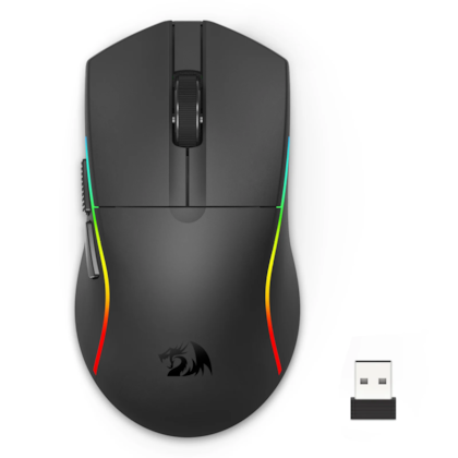 Mouse Redragon Deicide Lite Rgb Wireless Usb 10000 Dpi Preto M816-Lit