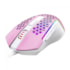 Mouse Redragon Gamer Reaping Elite Rgb Rosa com Branco M987pw-p