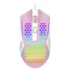 Mouse Redragon Gamer Reaping Elite Rgb Rosa com Branco M987pw-p