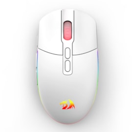 Mouse Redragon Invader Pro Rgb  Wireless Bluetooth 10000 Dpi Branco M719w-rgb-pro