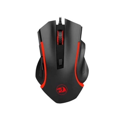 MOUSE REDRAGON NOTHOSAUR LED 3200DPI PRETO M606