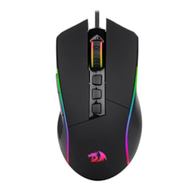 Mouse Redragon Plank Rgb Usb 16000 Dpi Preto M812-rgb