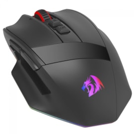 Mouse Redragon Rind Pro Wireless Usb Tipo C 26000 Dpi Preto M813Rgb-Pro
