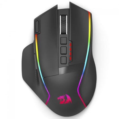 Mouse Redragon Swain Wireless Usb Tipo C 16000 Dpi Preto M915Rgb-Wl
