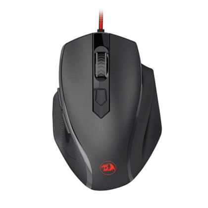 Mouse Redragon Tiger 2 3200dpi Led Vermelho Preto M709-1