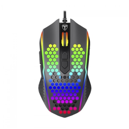 MOUSE T-DAGGER IMPERIAL PRETO RGB T-TGM310