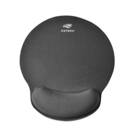 Mousepad C3Tech Com Apoio Pulso 25Cm X 23Cm Preto Mp-100