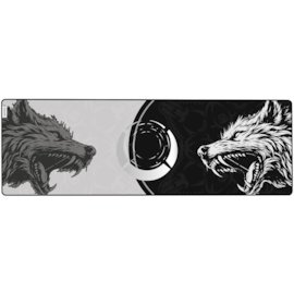 Mousepad Kalkan Howl Extended Lite Speed 90Cm X 30Cm Preto E Branco Klk00106