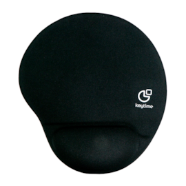 Mousepad Keytime Glide Com Apoio De Pulso Em Gel 25,5 Cm X 22,0 Cm Preto Kyt00017