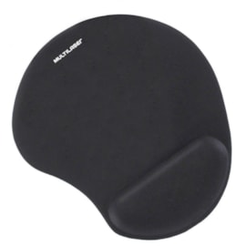 Mousepad Multilaser Com Apoio De Pulso Em Gel Ergonômico Grande Preto AC024