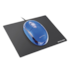 Mousepad Multilaser Standard Liso Slim Emborrachado Antiderrapante 22 X 18cm Preto Ac027