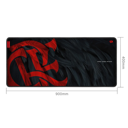 Mousepad Redragon Flamengo Mantle Speed 90Cm X 40Cm Preto Fl032