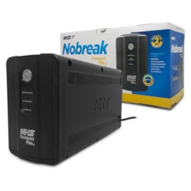 Nobreak Nhs Compact Plus 4 1200va Ent. Bivolt S.120v Ou Conf.220v Bat 2x7ah 8 Tomadas 90.c1.a01200