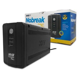 Nobreak Nhs Compact Plus 4 S 1200va Ent. Bivolt S.120v Ou Conf.220v Bat 2x7ah 8 Tomadas 90.c1.a01200