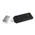 Pendrive Kingston 128gb Datatraveler70 Usb 3.2 Tipo-c Preto Dt70/128gb