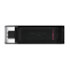 Pendrive Kingston 256gb Datatraveler70 Usb 3.2 Tipo-c Preto Dt70/256gb