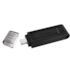 Pendrive Kingston 64gb Datatravaler70 Usb 3.2 Usb Tipo C Preto Dt70/64gb