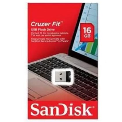 PENDRIVE SANDISK 16GB CRUZER FIT 2.0 Z33 SDCZ33-016G-G35