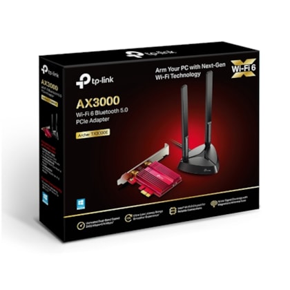 Placa De Rede Wireless Tp-link Ax3000 Archer Tx3000e Wifi6 Pcie Adapter