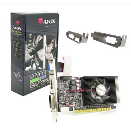 PLACA DE VÍDEO AFOX GT610 1GB DDR3 NVIDIA  AF610-1024D3L5