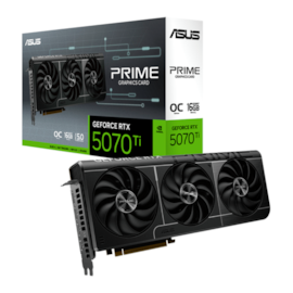 Placa De Vídeo Asus Prime Rtx 5070 Ti Oc 16gb Gddr7 256 Bit Dlss4 Ray Tracing Prime-rtx5070ti-o16g