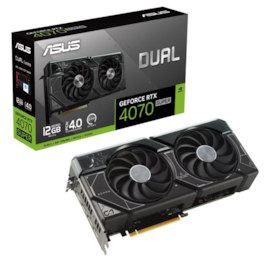 Placa De Video Asus Rtx 4070 12gb Super Dual Gddr6x 192bit 90yv0k83-m0na00