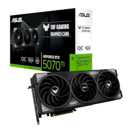 Placa De Vídeo Asus Rtx 5070 Ti Tuf Gaming Oc Edition 16gb Gddr7 256 Bits Dlss4 Ray Tracing Tuf-rtx5070ti-16g-gaming