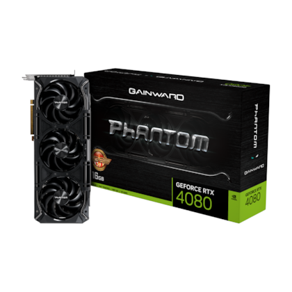 Placa De Video Gainward Rtx 4080 16gb Phantom Gs Gddr6x 256bits Ned4080s19t2-1030p