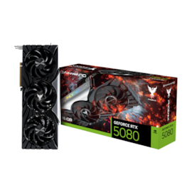 Placa De Vídeo Gainward Rtx 5080 Phoenix 16Gb Gddr7 256 Bit Ray Tracing Dlss 4 Ne75080019T2-Gb2031X