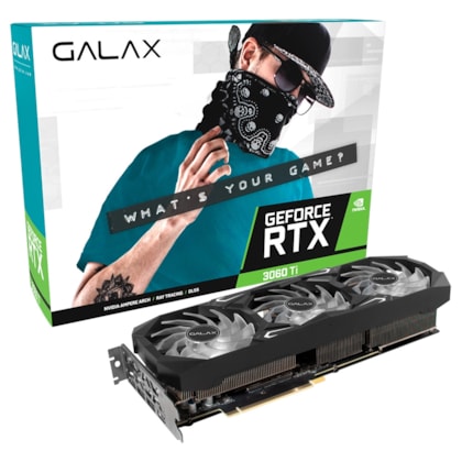 Placa De Video Galax Geforce Rtx 3060 Ti 8Gb Gddr6x 36ism6md1gsp