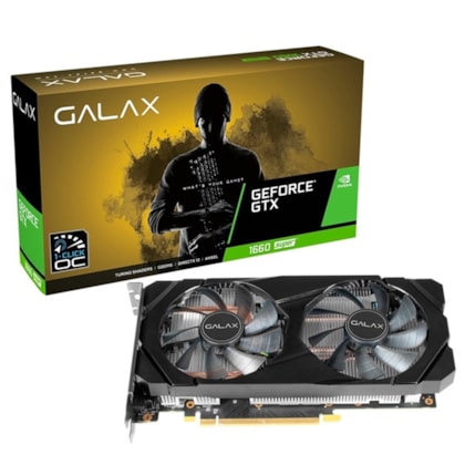 PLACA DE VÍDEO GALAX GTX 1660 SUPER OC 6GB GDDR6 60SRL7DSY91S