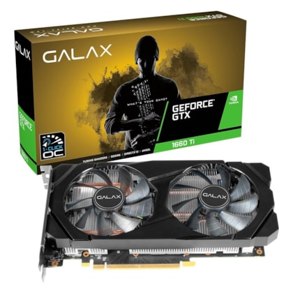 PLACA DE VÍDEO GALAX GTX1660 TI OC 6GB 60IRL7DSY91C