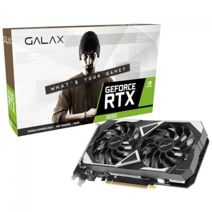 Placa De Vídeo Galax Rtx 3050 Ex 6gb Gddr6 96 Bit Ray Tracing 35nrldhp9odv