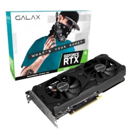 Placa De Vídeo Galax Rtx 3060 1-click Oc 12gb Gddr6 192 Bit Lhr Ray Tracing Dlss 36nol7md1voc