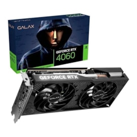 Placa De Vídeo Galax Rtx 4060 1-click Oc 2x 8gb Gddr6 128 Bit Ray Tracing 46nsl8mdapco