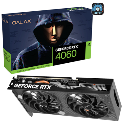 Placa De Video Galax Rtx 4060 8gb 1-click Oc 2x V2 Gddr6x 128bit 46nsl8md9nxv