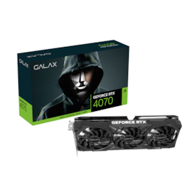 Placa De Video Galax Rtx 4070 12gb Gddr6x 1-click Oc 3x Dlss Ray Tracing 47nom7md7qoc