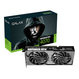Placa De Vídeo Galax Rtx 4070 Teclab Dual 12gb Gddr6 192 Bit Ray Tracing 47nom7mdabxv