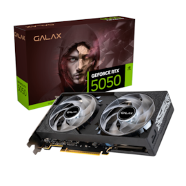 Placa De Vídeo Galax Rtx 5050 1 Click Oc V2 8Gb Gddr6 128 Bits Ray Tracing Dlss 4 55Nsl8Mhdxre